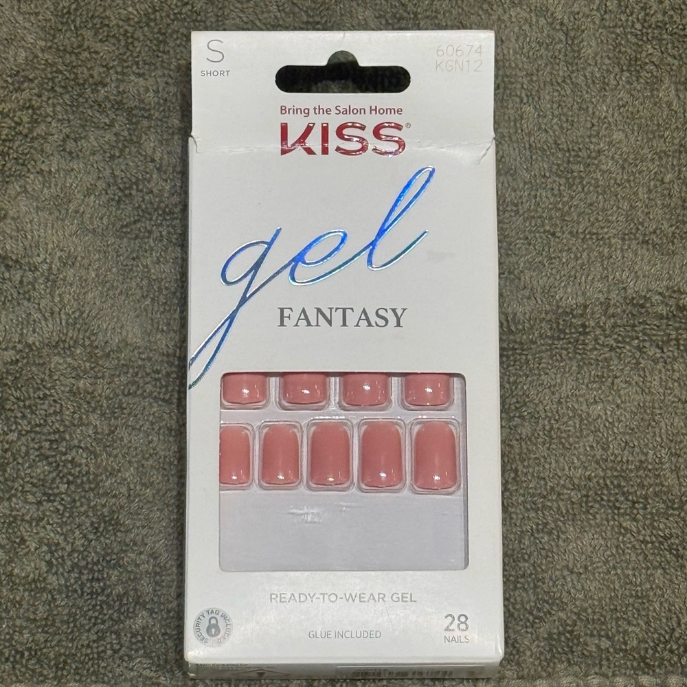 Kiss Gel Short Nails Press-On Nails - Soft Mauve Pink